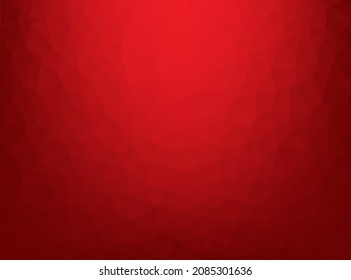 Dark Red Luxury Poligonal Poster, Vector Illustration