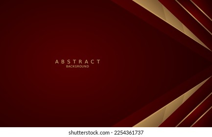 dark red luxury premium background and gold line.