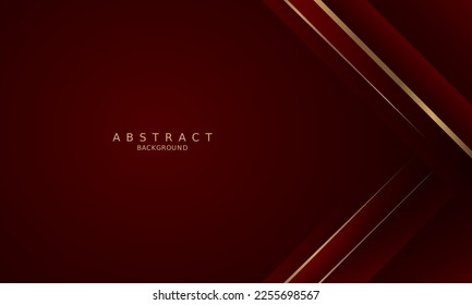 dark red luxury premium background and gold line.