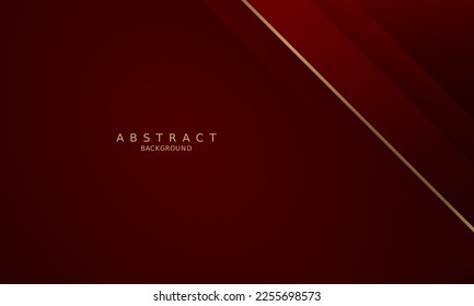 dark red luxury premium background and gold line.