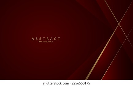 dark red luxury premium background and gold line.