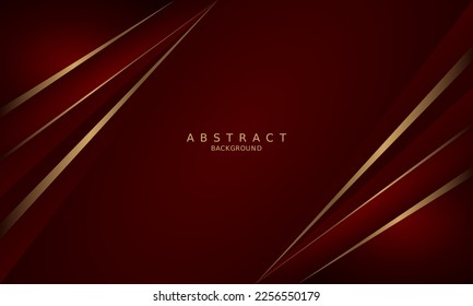 dark red luxury premium background and gold line.