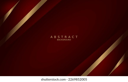 dark red luxury premium background and gold line.	