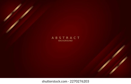 dark red luxury premium background and gold line.	