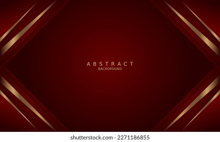 dark red luxury premium background and gold line