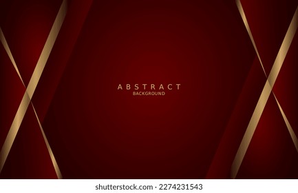 dark red luxury premium background and gold line