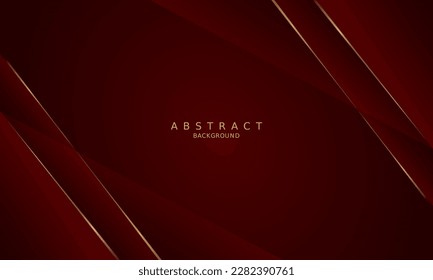 dark red luxury premium background and gold line
