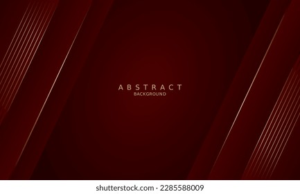 dark red luxury premium background and gold line