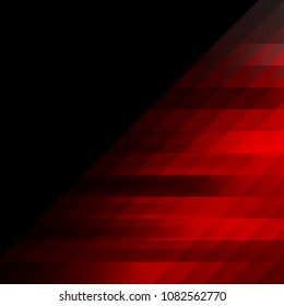 Dark red minimal geometric abstract background. Vector tech design