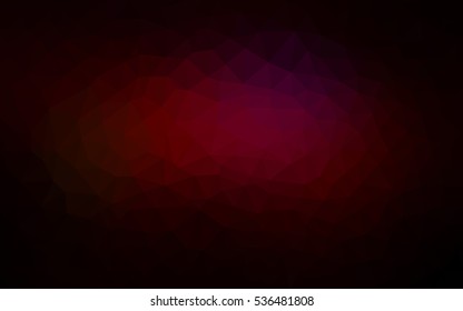 Dark Red modern geometrical abstract background. Texture, seamless background. Geometric background in Origami style with gradient. 