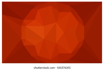 Dark Red modern geometrical abstract background. Texture, seamless background. Geometric background in Origami style with gradient. 