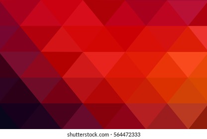 Dark Red modern geometrical abstract background. Texture, seamless background. Geometric background in Origami style with gradient. 