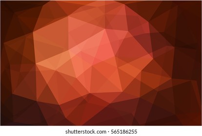 Dark Red modern geometrical abstract background. Texture, seamless background. Geometric background in Origami style with gradient. 