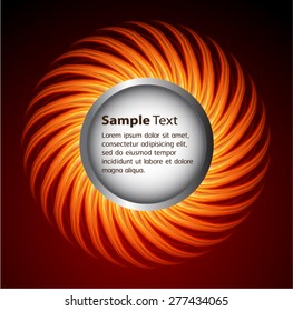 dark red orange circle Light Abstract Technology background for computer graphic website internet business. text box. Brochure. card. flyer magazine. Design label. info graphics.