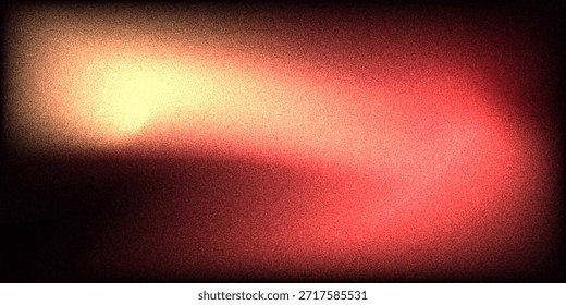 Fondo de textura granulada roja oscura Fondo de color vibrante abstracto Forma de onda Fondo negro Diseño de encabezado de Anuncio ancho y ruidoso