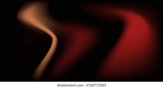 Fondo de textura granulada roja oscura Fondo de color vibrante abstracto Forma de onda Fondo negro Diseño de encabezado de Anuncio ancho y ruidoso