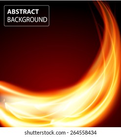 Dark red orange Light Abstract Technology background for computer graphic website internet and business. text box. Brochure. card. banner. fire