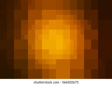 Dark red, orange vector polygonal illustration, which consist of rectangles. Rectangular pattern for your business design. Geometric background in Origami style with gradient. 