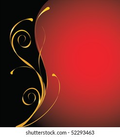 dark red ornamental background