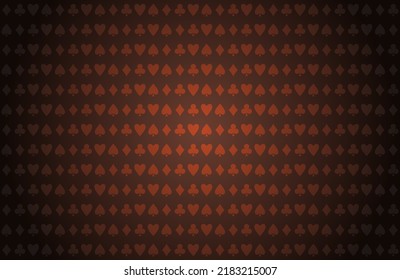 Dark red pattern fabric. Casino poker table vector background.