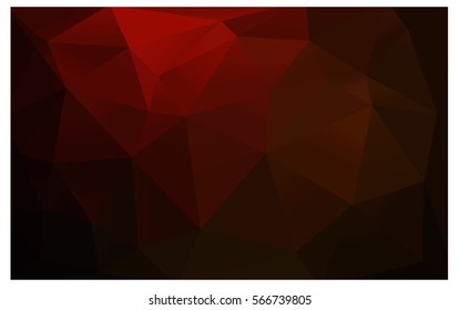 Dark Red Pattern. Seamless triangular template. Geometric sample. Repeating routine with triangle shapes. Seamless texture for your design. Pattern can be used for background.