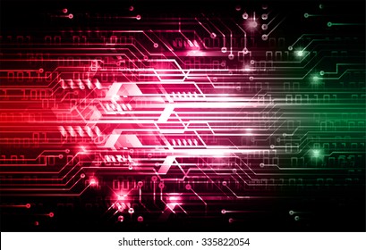 dark red pink green Light Abstract Technology background for computer graphic website internet and business. circuit. illustration.digital.infographics. binary code. zero one. vector.eye