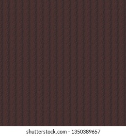 Dark red plush carpet with parallel grooves. Ribbed texture background. Vector illustration. 