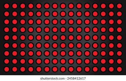 Fondo PolkaDot rojo oscuro. Composición de forma dinámica. Diseño de fondo para carteles, etc