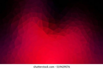 Dark red polygonal background. An elegant bright illustration with gradient. Brand-new style for your business design.