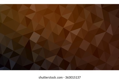Dark red polygonal illustration, which consist of triangles. Geometric background in Origami style with gradient. Triangular design for your business in vector.