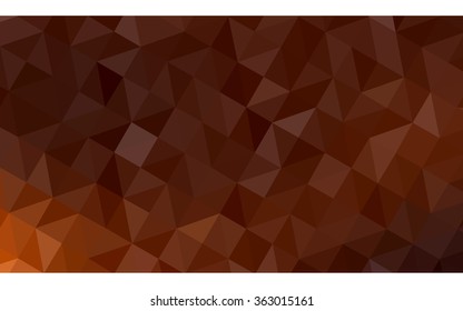 Dark red polygonal illustration, which consist of triangles. Geometric background in Origami style with gradient. Triangular design for your business in vector.