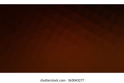Dark red polygonal illustration, which consist of triangles. Geometric background in Origami style with gradient. Triangular design for your business in vector.
