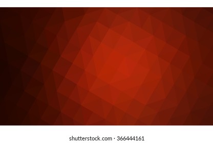 Dark red polygonal illustration, which consist of triangles. Geometric background in Origami style with gradient. Triangular design for your business.