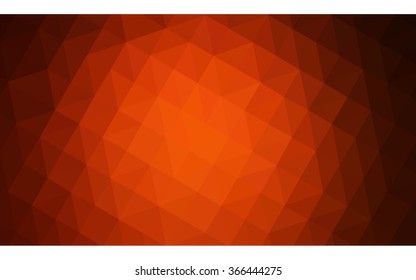 Dark red polygonal illustration, which consist of triangles. Geometric background in Origami style with gradient. Triangular design for your business.