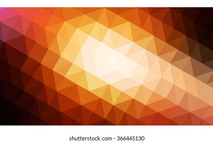 Dark red polygonal illustration, which consist of triangles. Geometric background in Origami style with gradient. Triangular design for your business.