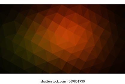 Dark red polygonal illustration, which consist of triangles. Geometric background in Origami style with gradient. Triangular design for your business.