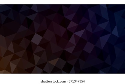 Dark red polygonal illustration, which consist of triangles. Geometric background in Origami style with gradient. Triangular design for your business.