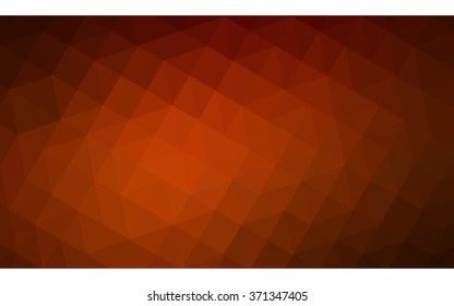 Dark red polygonal illustration, which consist of triangles. Geometric background in Origami style with gradient. Triangular design for your business.