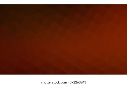Dark red polygonal illustration, which consist of triangles. Geometric background in Origami style with gradient. Triangular design for your business.