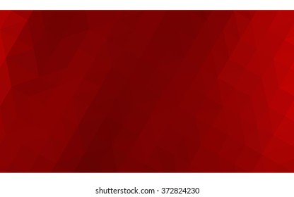 Dark red polygonal illustration, which consist of triangles. Geometric background in Origami style with gradient. Triangular design for your business.