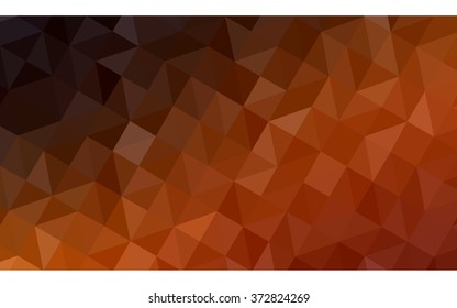 Dark red polygonal illustration, which consist of triangles. Geometric background in Origami style with gradient. Triangular design for your business.