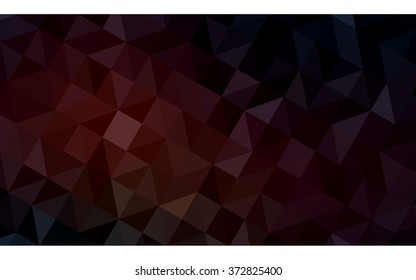 Dark red polygonal illustration, which consist of triangles. Geometric background in Origami style with gradient. Triangular design for your business.