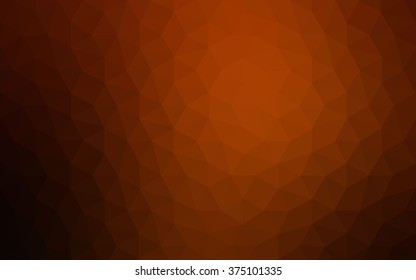 Dark red polygonal illustration, which consist of triangles. Geometric background in Origami style with gradient. Triangular design for your business.