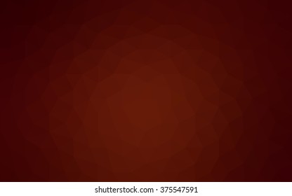 Dark red polygonal illustration, which consist of triangles. Geometric background in Origami style with gradient. Triangular design for your business.