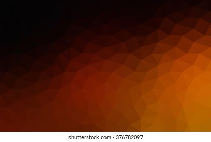 Dark red polygonal illustration, which consist of triangles. Geometric background in Origami style with gradient. Triangular design for your business.