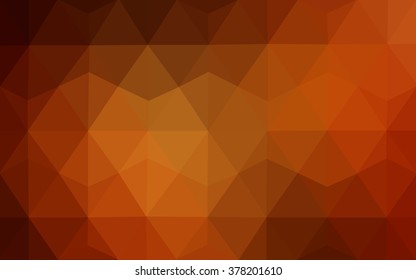 Dark red polygonal illustration, which consist of triangles. Geometric background in Origami style with gradient. Triangular design for your business.