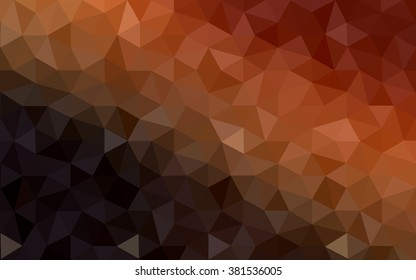Dark red polygonal illustration, which consist of triangles. Geometric background in Origami style with gradient. Triangular design for your business.
