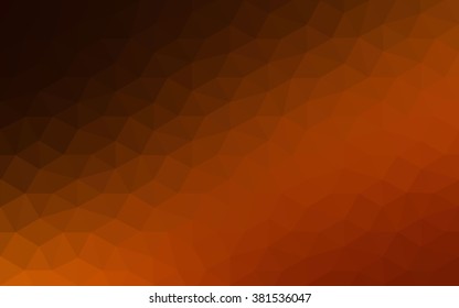 Dark red polygonal illustration, which consist of triangles. Geometric background in Origami style with gradient. Triangular design for your business.
