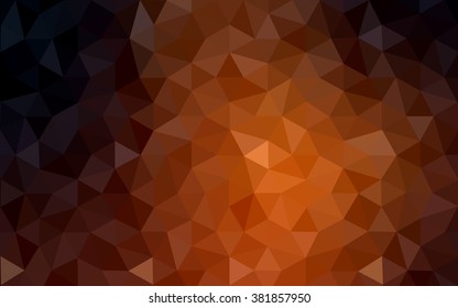 Dark red polygonal illustration, which consist of triangles. Geometric background in Origami style with gradient. Triangular design for your business.