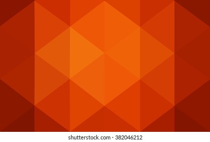 Dark red polygonal illustration, which consist of triangles. Geometric background in Origami style with gradient. Triangular design for your business.